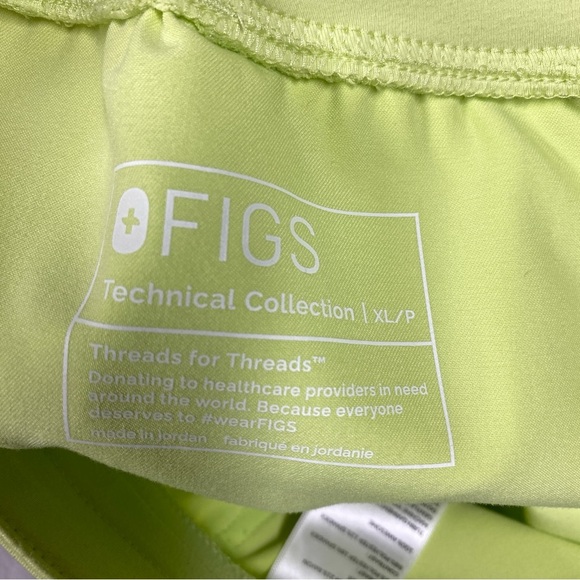 Figs Zamora Jogger Scrub Pants Size XL Petite Sea Mist Green - Picture 8 of 9